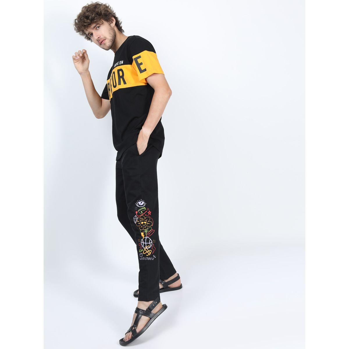 Ketch X Styli Graphic Print Slim-Fit Joggers-men-clothing-bottoms-joggers-image-2