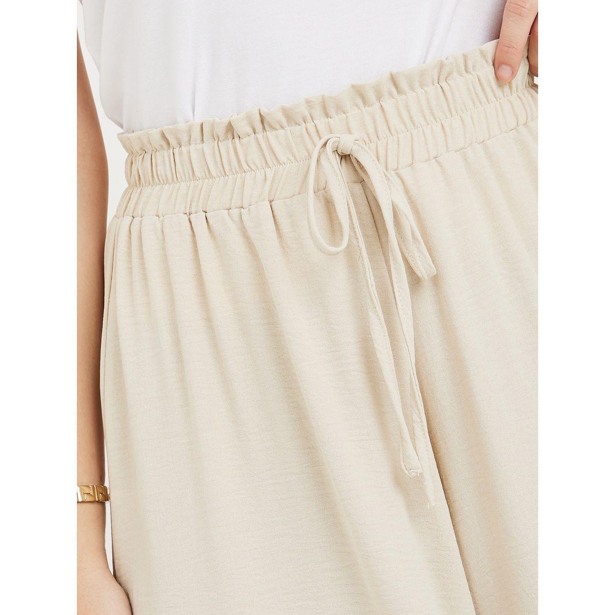 Styli Wide Leg Pants with Elasticated Paperbag Waistband-women-clothing-bottoms-trousers-image-3