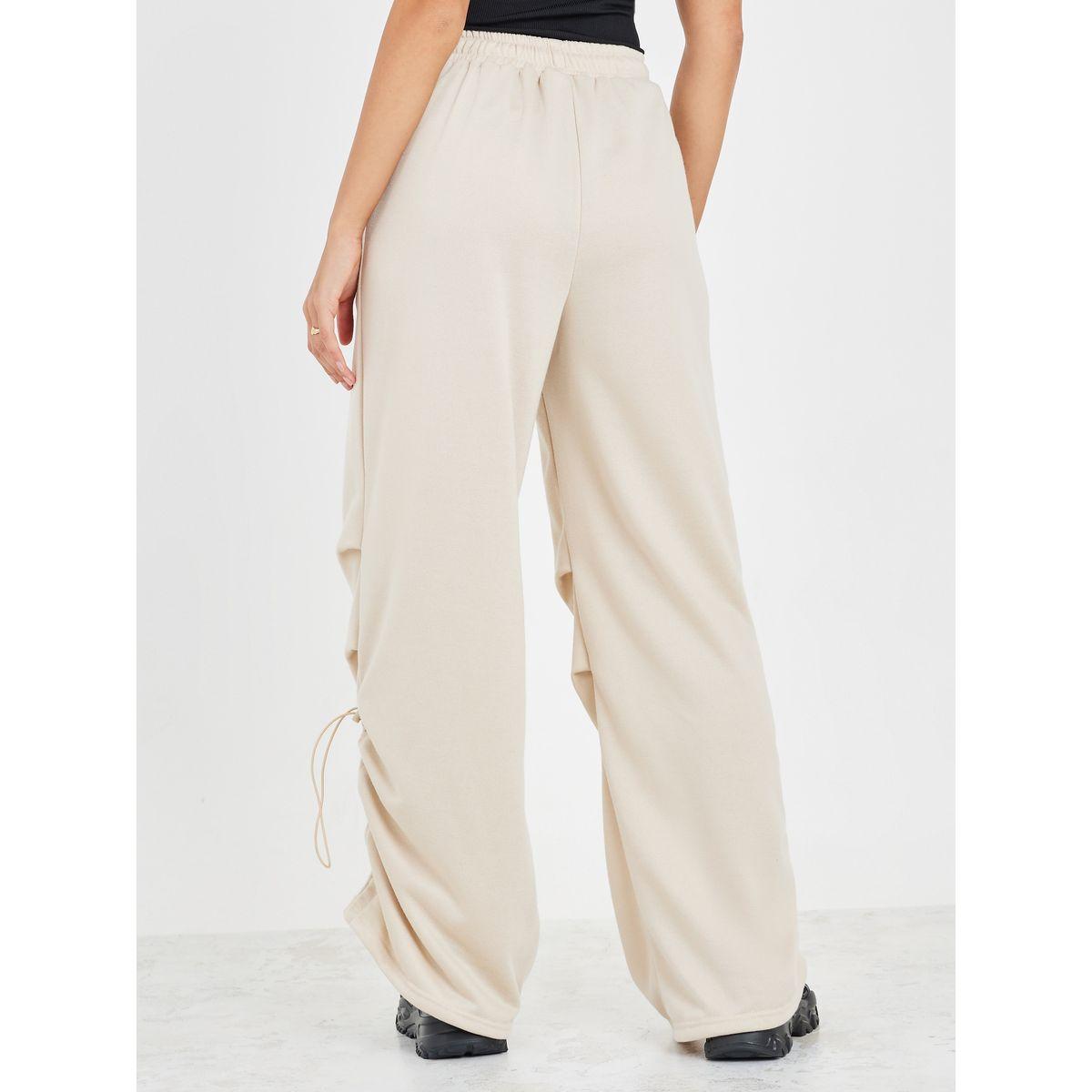 Styli Embroidered Relaxed Fit Jogger with Ruched Detail-women-clothing-bottoms-joggers-image-5