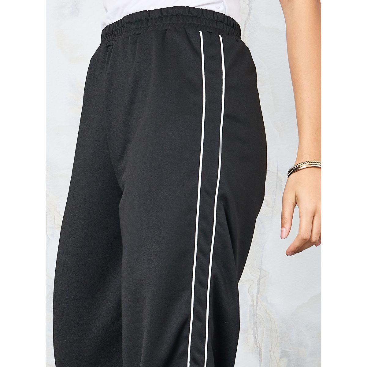 Styli Relaxed Fit Joggers with Side Stripes-women-clothing-bottoms-joggers-image-4