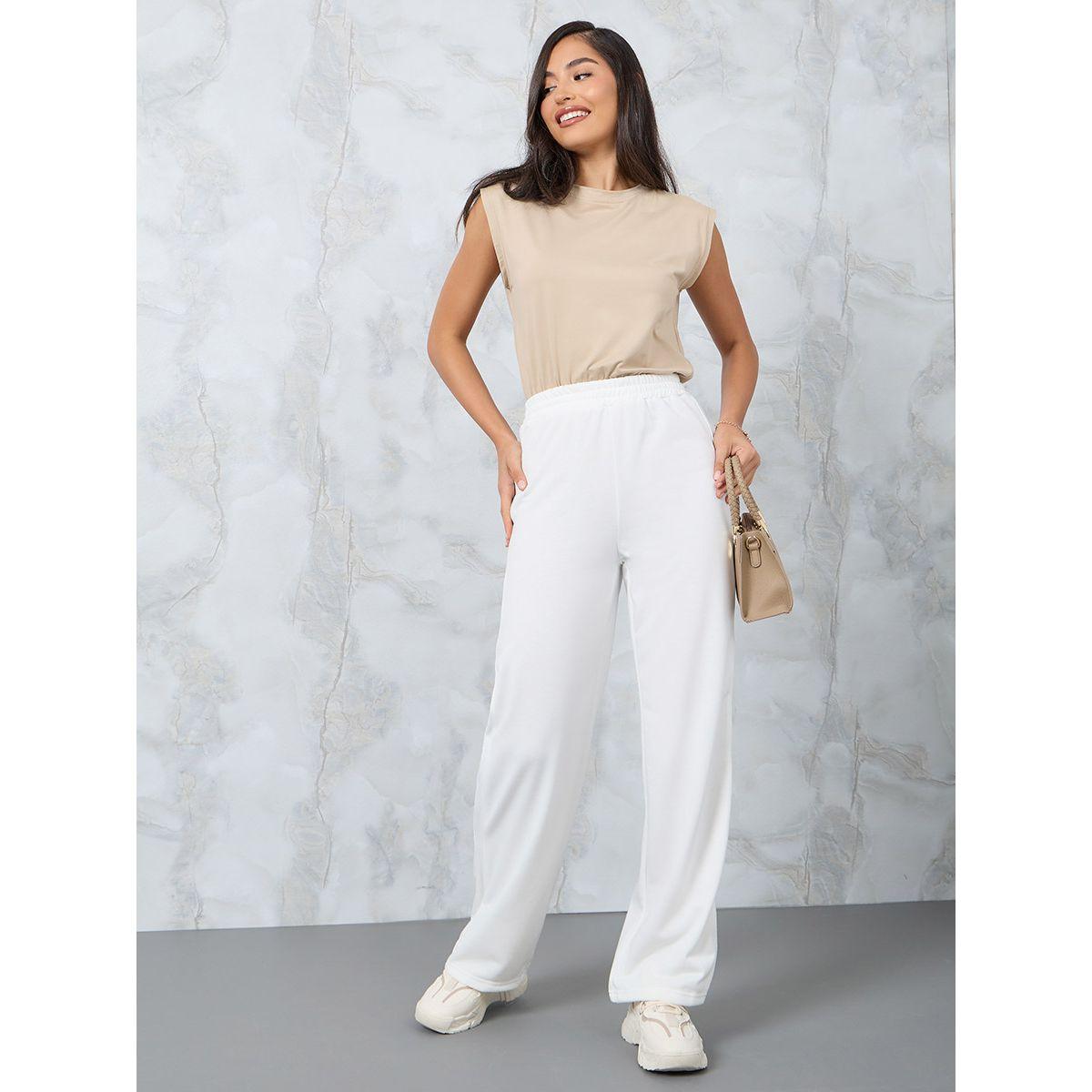 Styli Relaxed Fit Joggers with Drawstring-women-clothing-bottoms-joggers-image-1