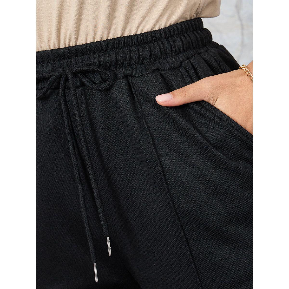 Styli Straight Fit Joggers with Drawstring-women-clothing-bottoms-joggers-image-3