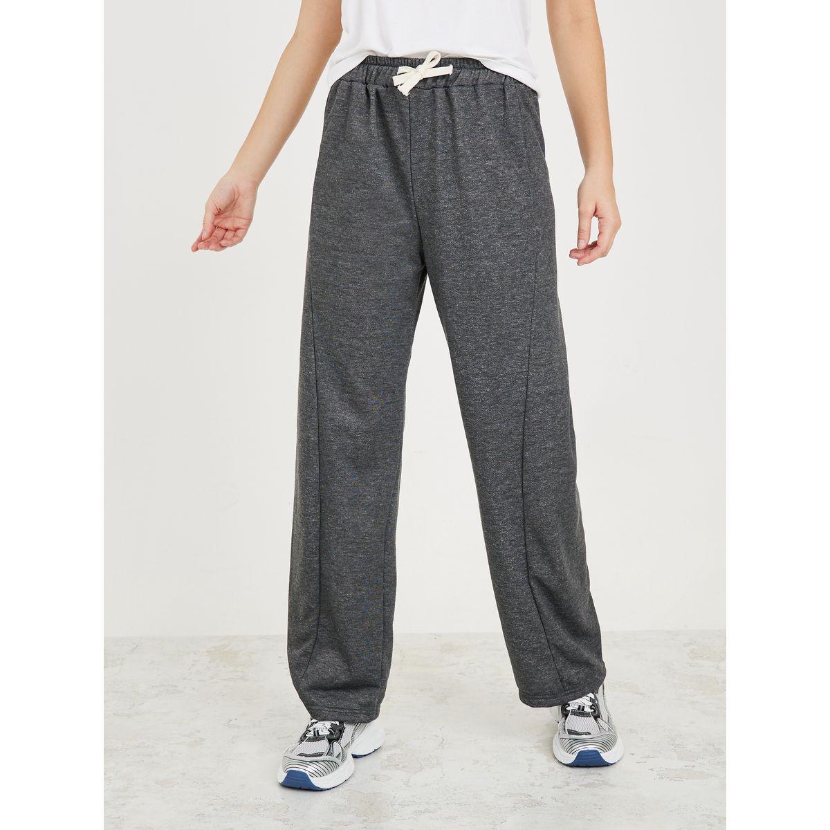 جوغر بقصة مريحة مع أربطة-women-clothing-bottoms-joggers-image-1