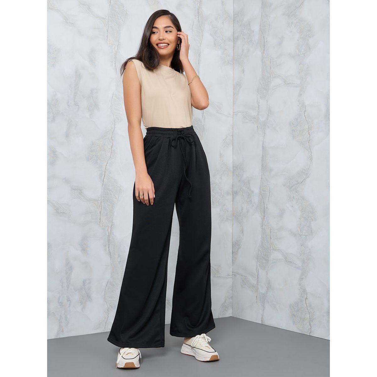جوغر بقصة أرجل واسعة-women-clothing-bottoms-joggers-image-1