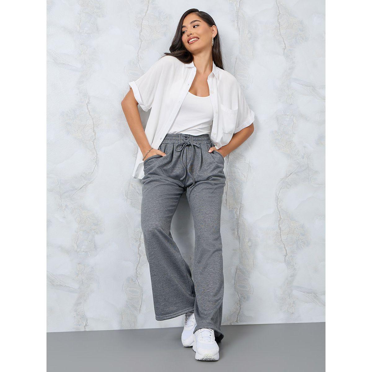 جوغر بقصة أرجل واسعة-women-clothing-bottoms-joggers-image-1
