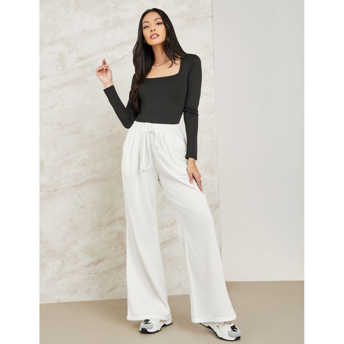 Styli Super Wide Leg High Rise Joggers-women-clothing-bottoms-joggers-image-2