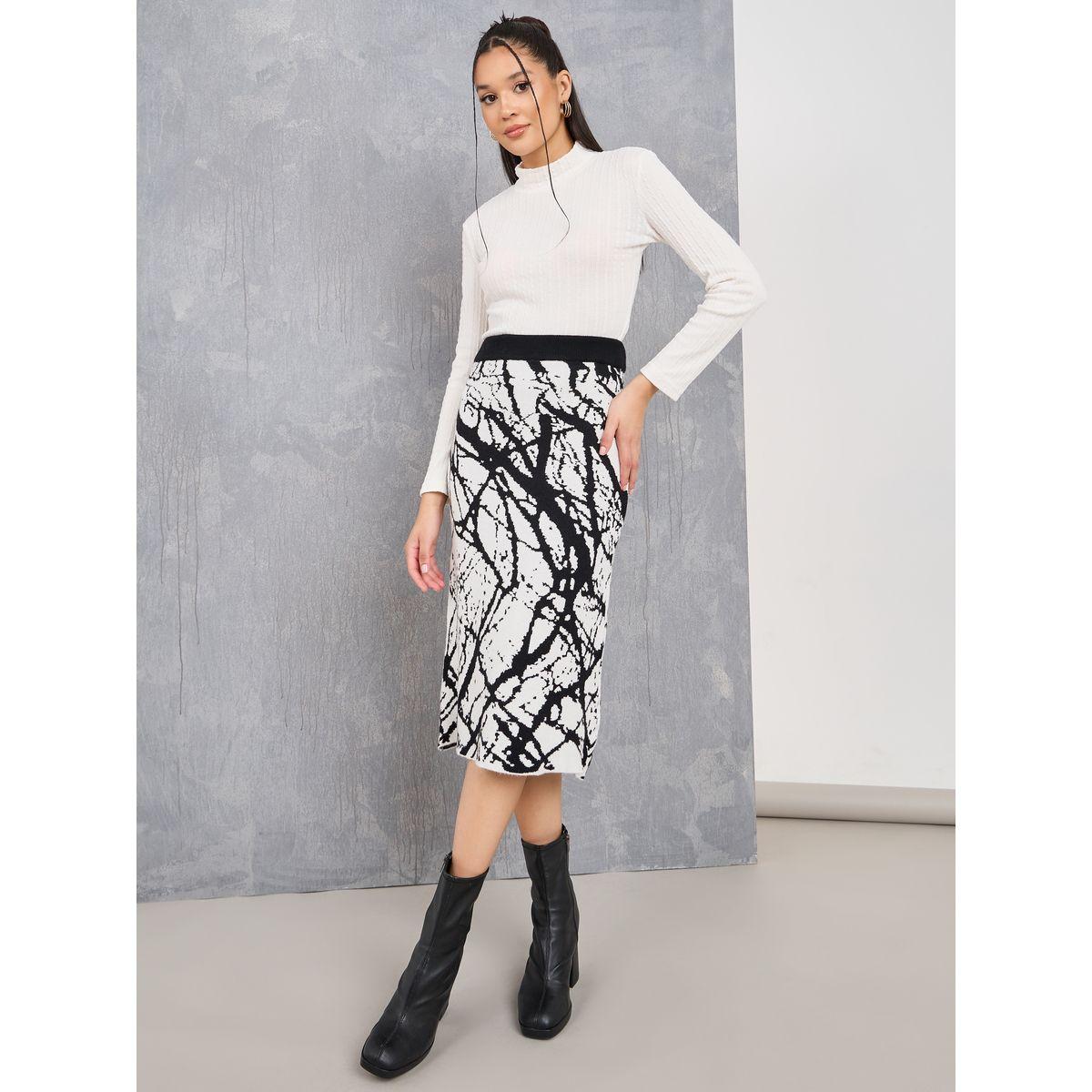 تنورة ميدي بطبعة مجردة-women-clothing-bottoms-skirts-image-4