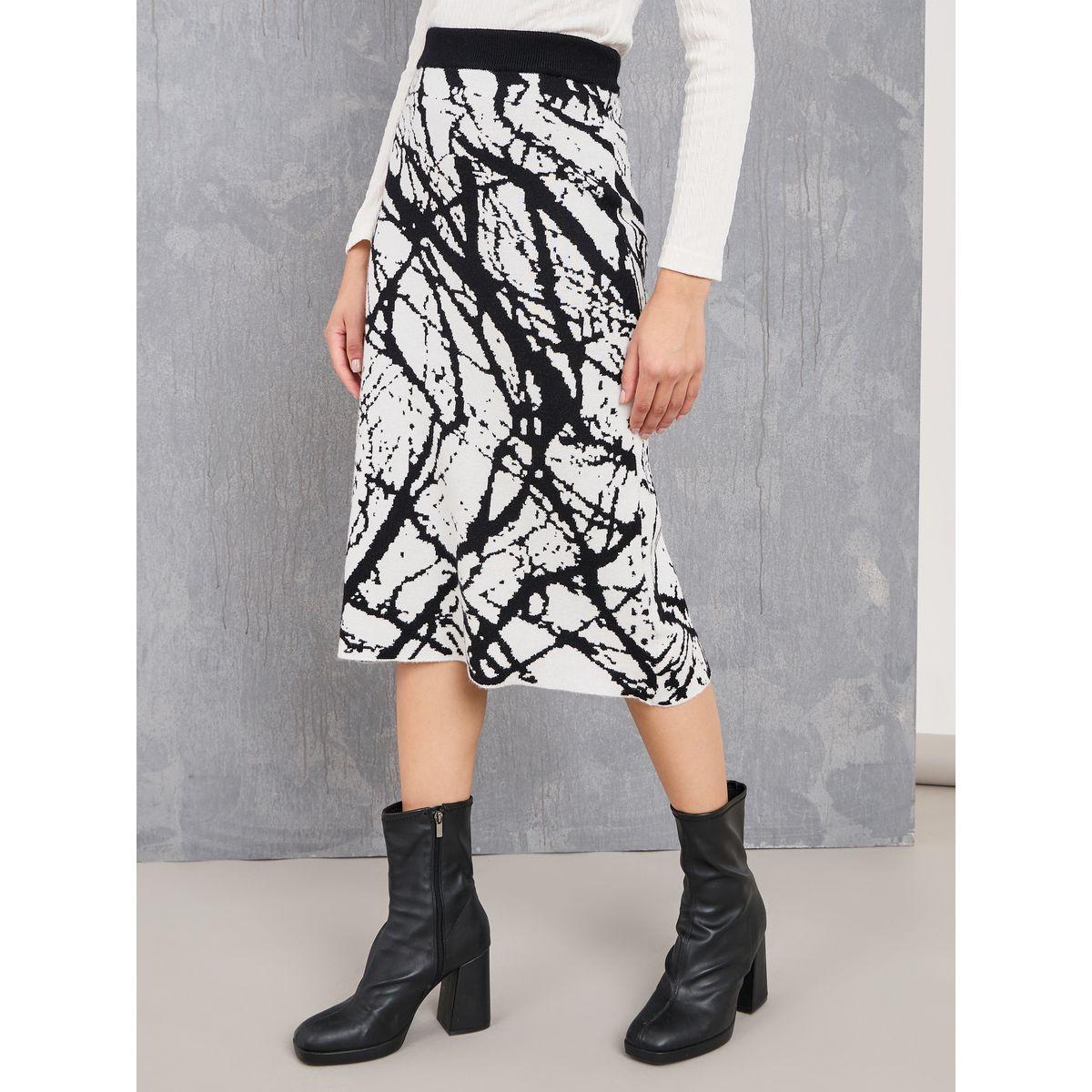 تنورة ميدي بطبعة مجردة-women-clothing-bottoms-skirts-image-3