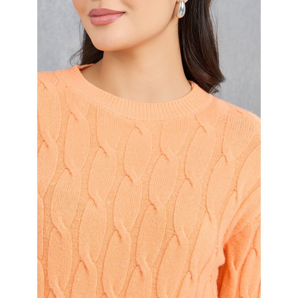 سويتر سادة بتفاصيل محبوكة-women-clothing-cardigansandjumpers-jumpers-image-2