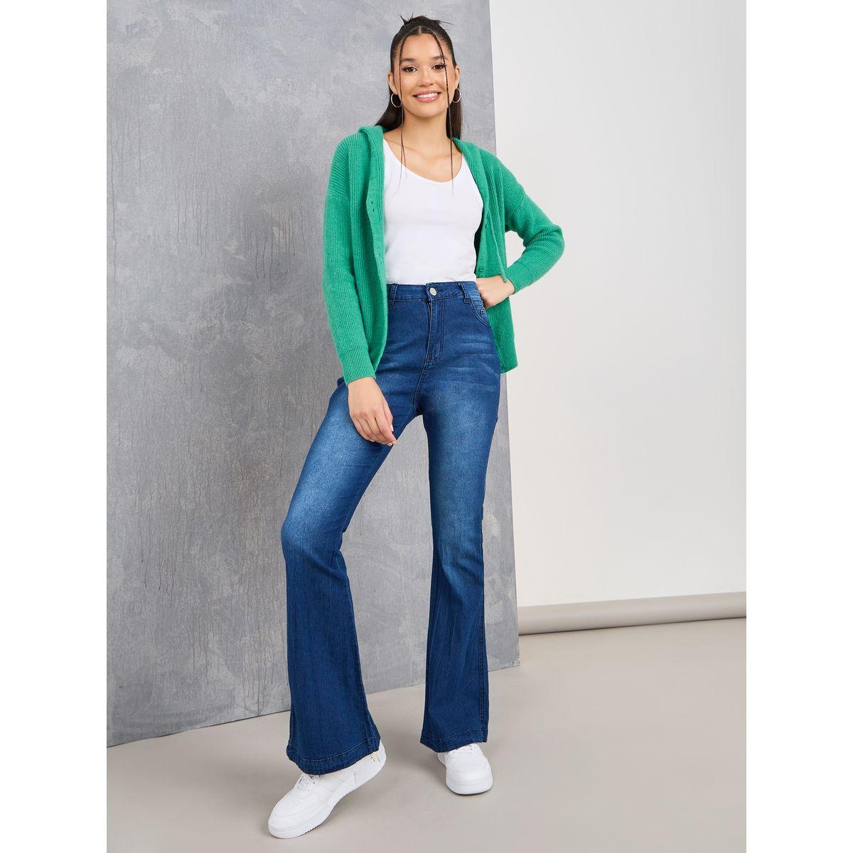 Styli Mid Rise Whisker Detail Flare Jeans-women-clothing-bottoms-jeans-image-1