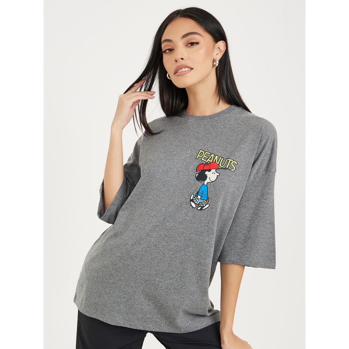 تيشيرت واسع بكتف منخفض-women-clothing-tshirts-image-1