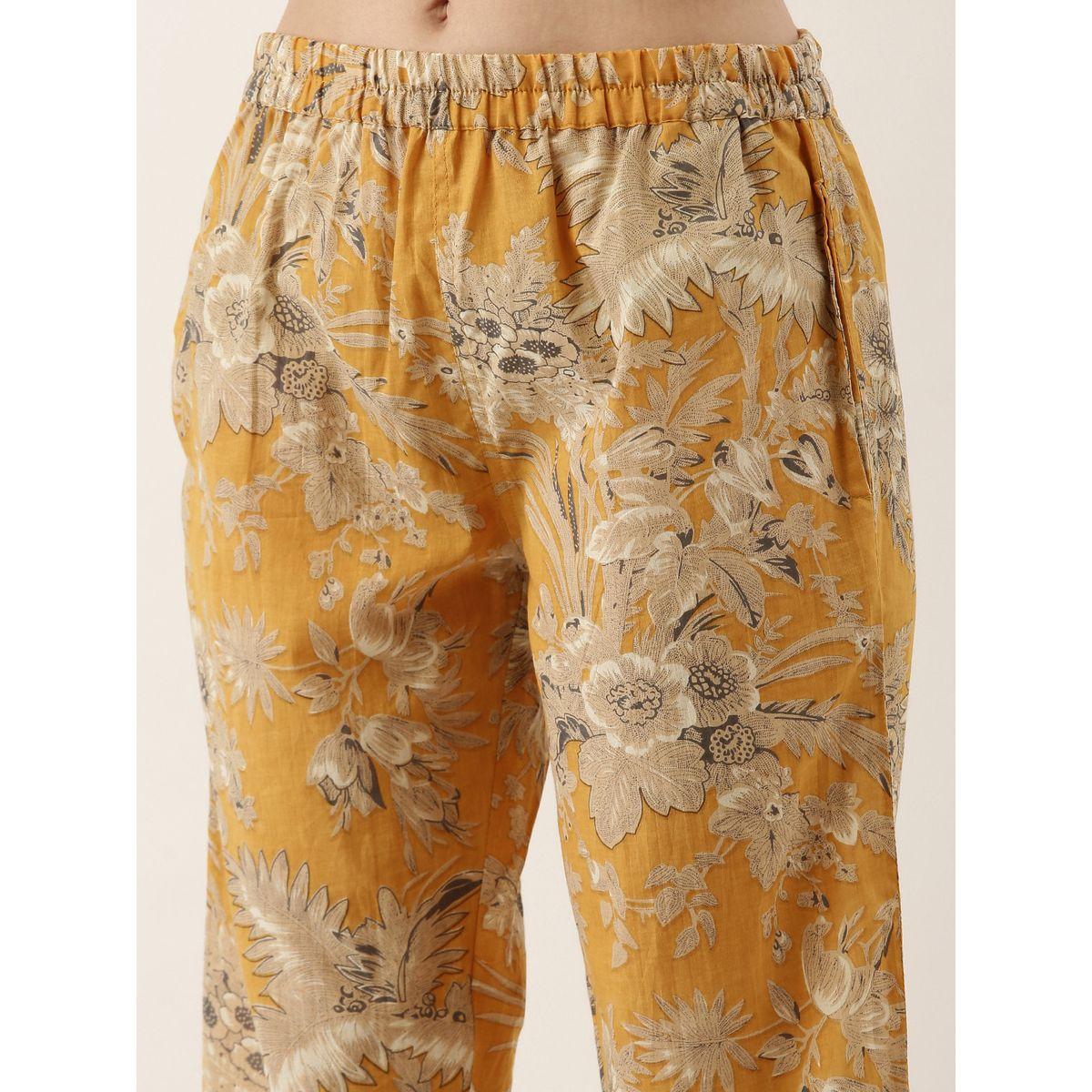 Sanskrutihomes X Styli Floral Print Longline Kaftan & Pyjama Set-women-clothing-nightwear-pyjamas-longsets-image-8