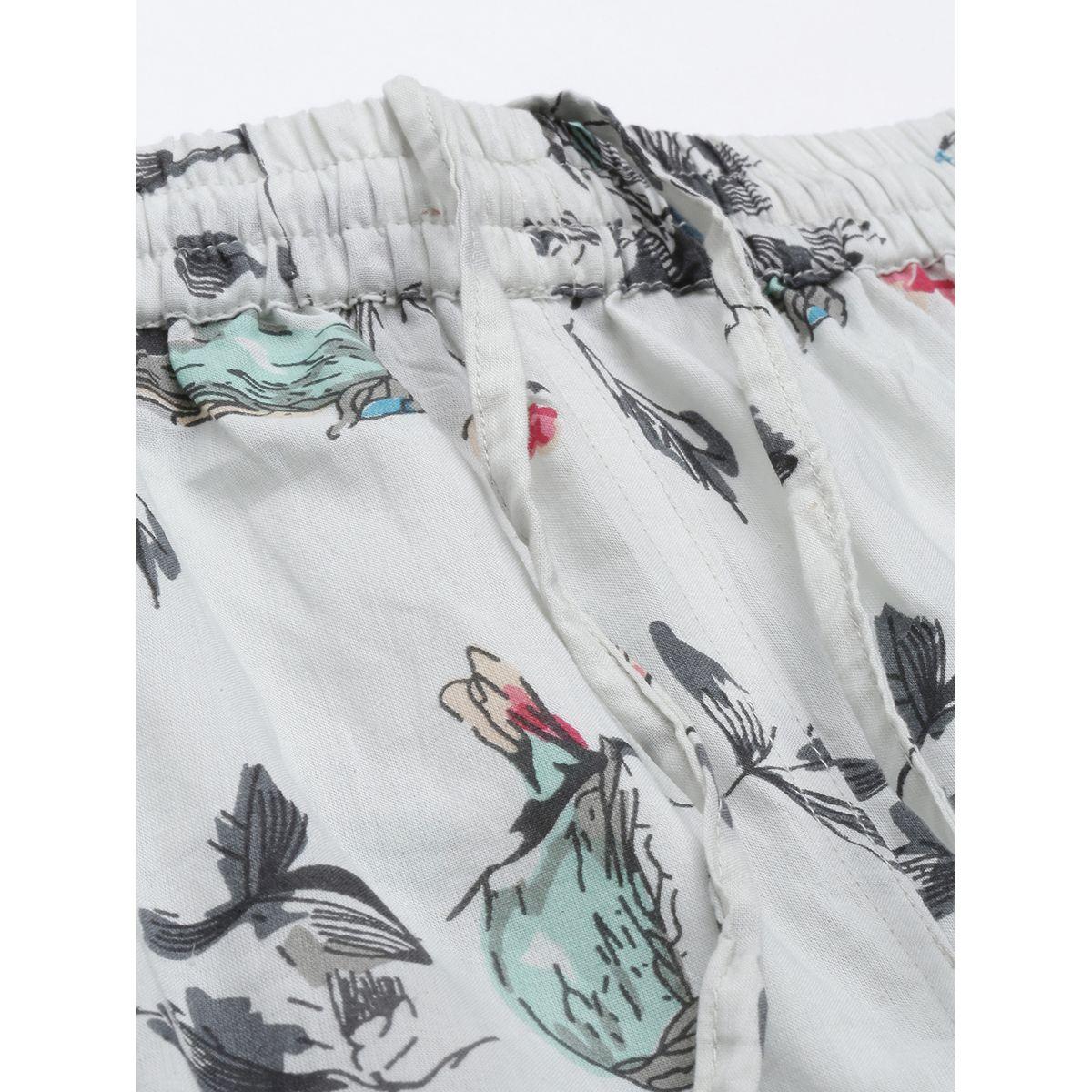 Sanskrutihomes X Styli Pack of 3 - Floral Cami, Robe & Pyjama-women-clothing-nightwear-pyjamas-longsets-image-4