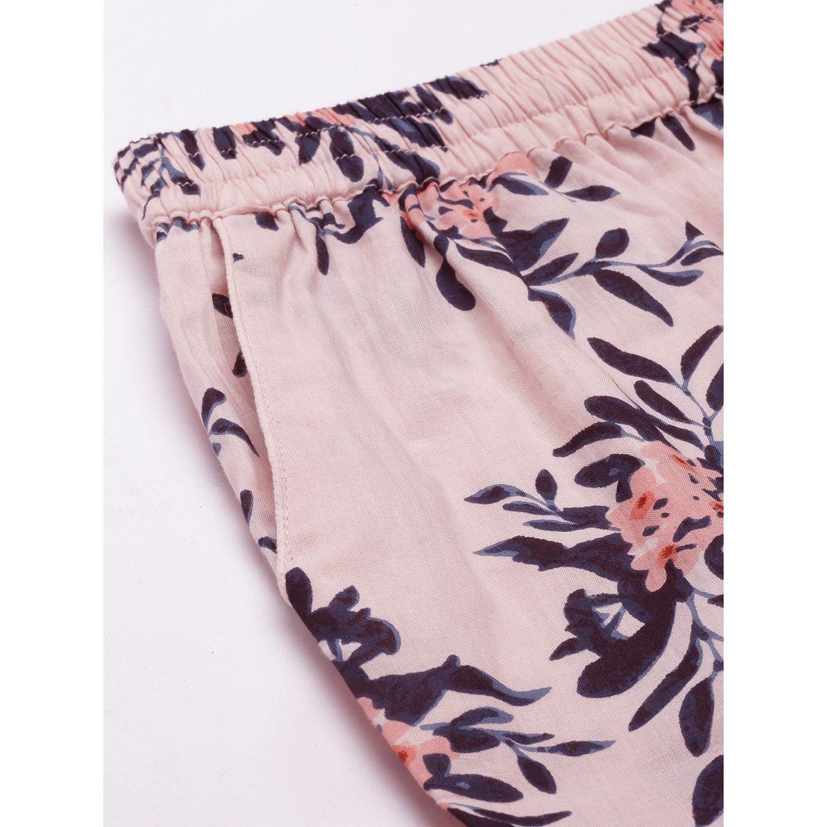 Sanskrutihomes X Styli Floral Print Cotton Shirt & Shorts Set-women-clothing-nightwear-pyjamas-shortsets-image-7