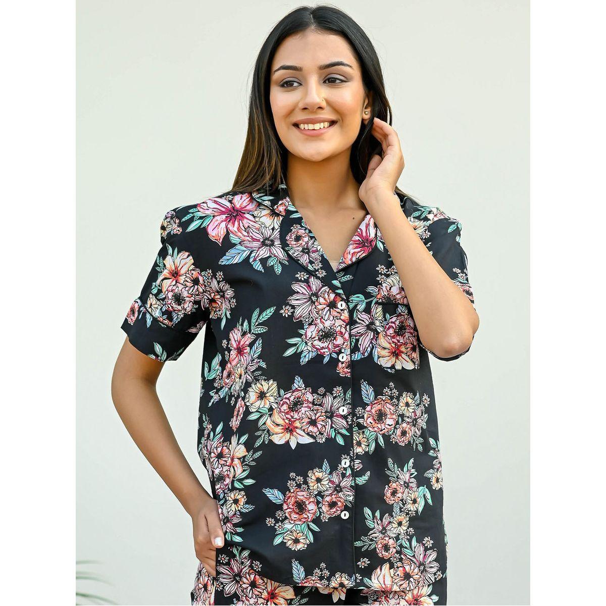 مجموعة من ( بنطال + بلوزة ) سانسكريتي هومز × ستايلي-women-clothing-nightwear-pyjamas-longsets-image-6