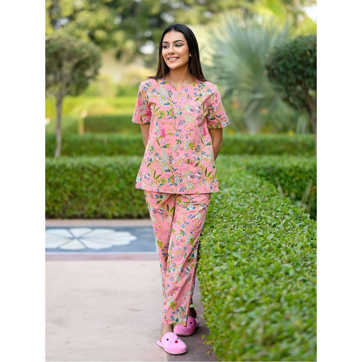 Sanskrutihomes X Styli All Over Print Cotton Top & Pyjama Set-women-clothing-nightwear-pyjamas-longsets-image-6