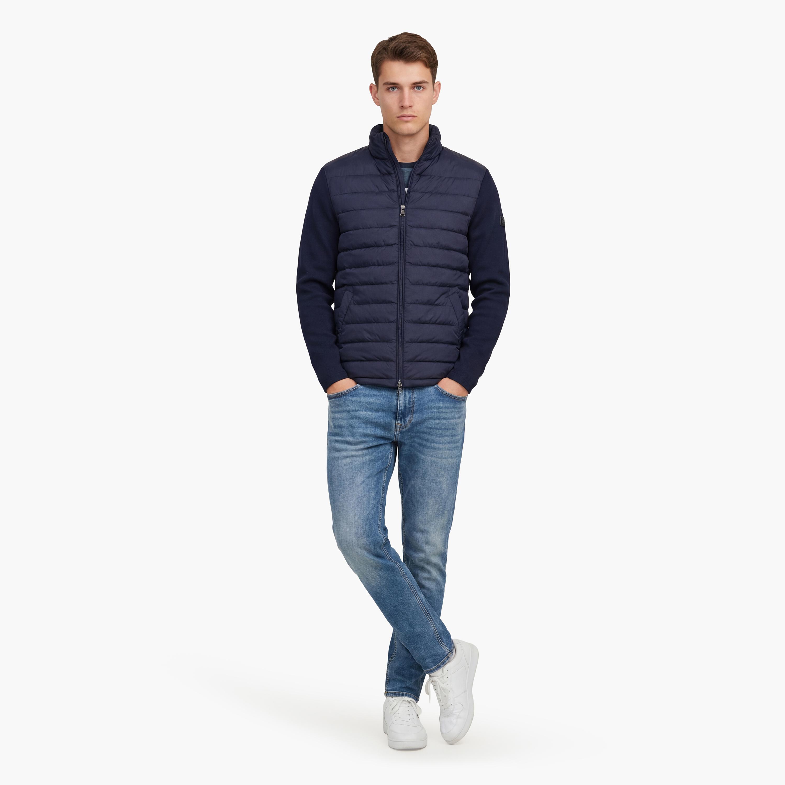 Gant Plain High Neck Long Sleeves Men's Puffer Jacket-men-clothing-jacketsandblazers-jackets-image-2