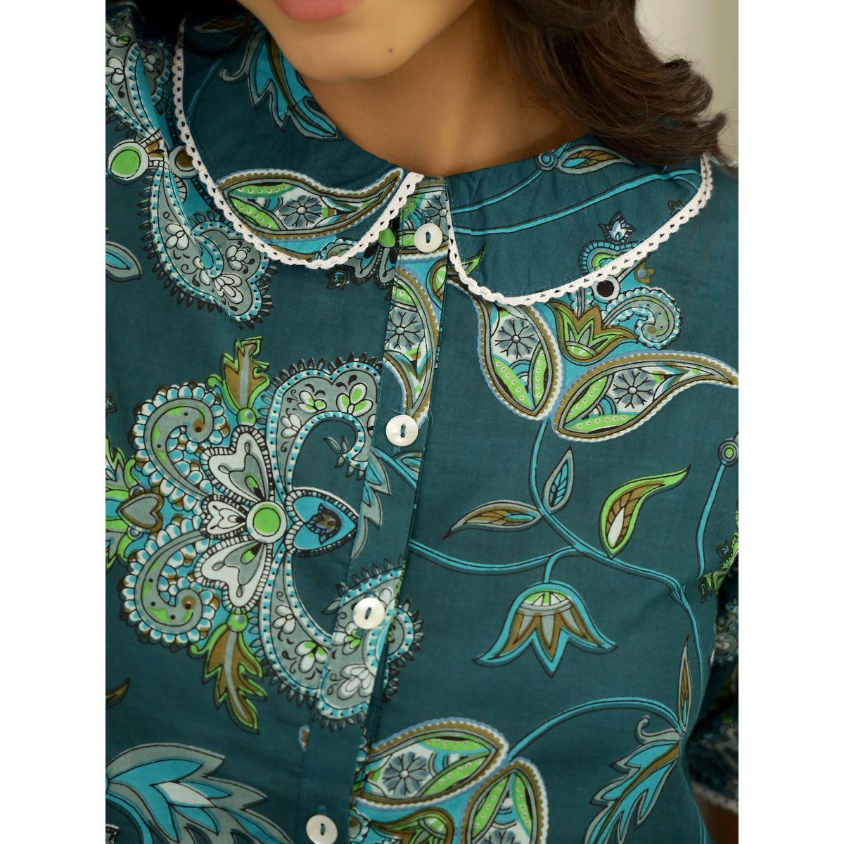 طقم بيجاما من ( بلوزة + بنطال ) سانسكريتي هومز × ستايلي-women-clothing-nightwear-pyjamas-longsets-image-7