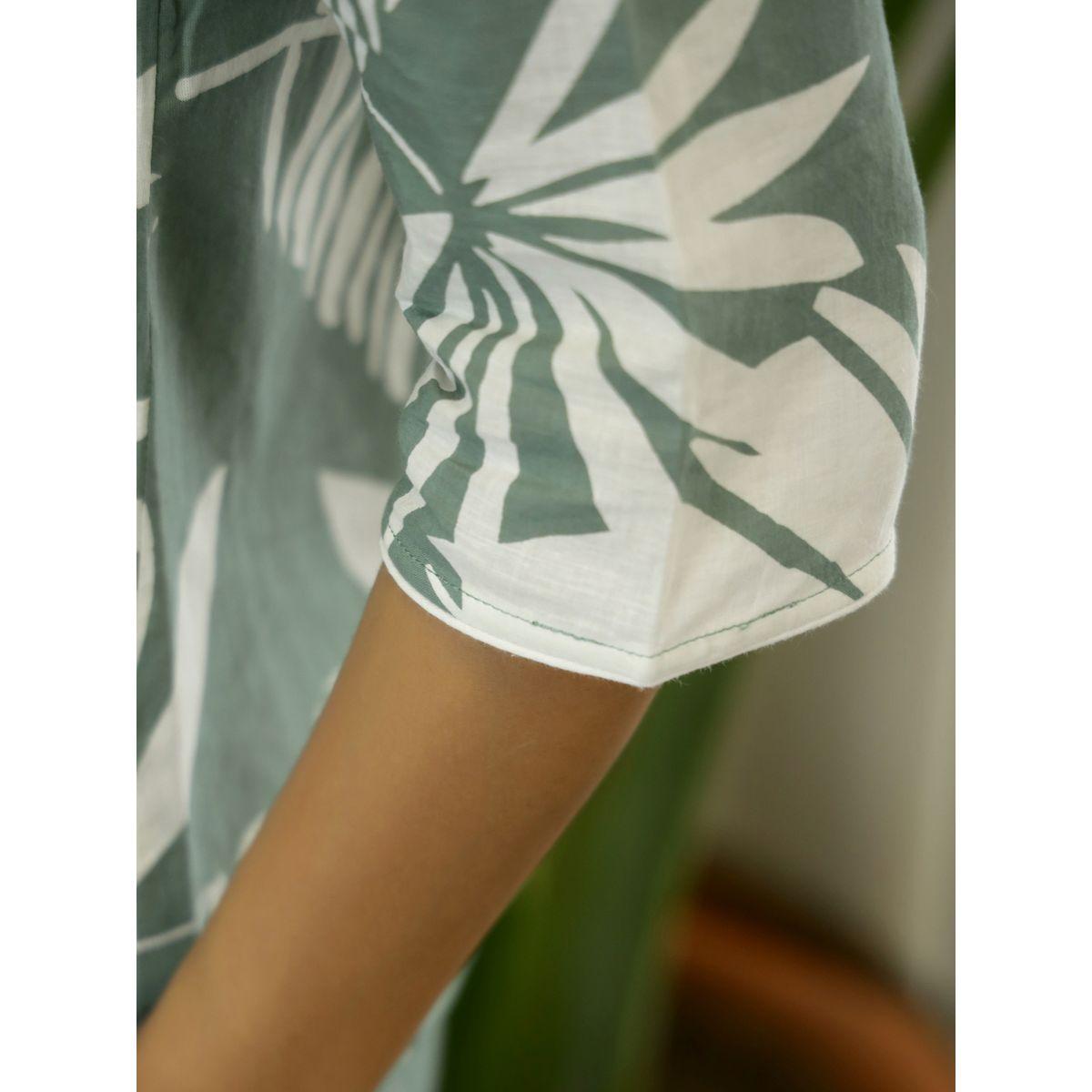 Sanskrutihomes X Styli Tropical Print Cotton Top & Pyjama Set-women-clothing-nightwear-pyjamas-longsets-image-8