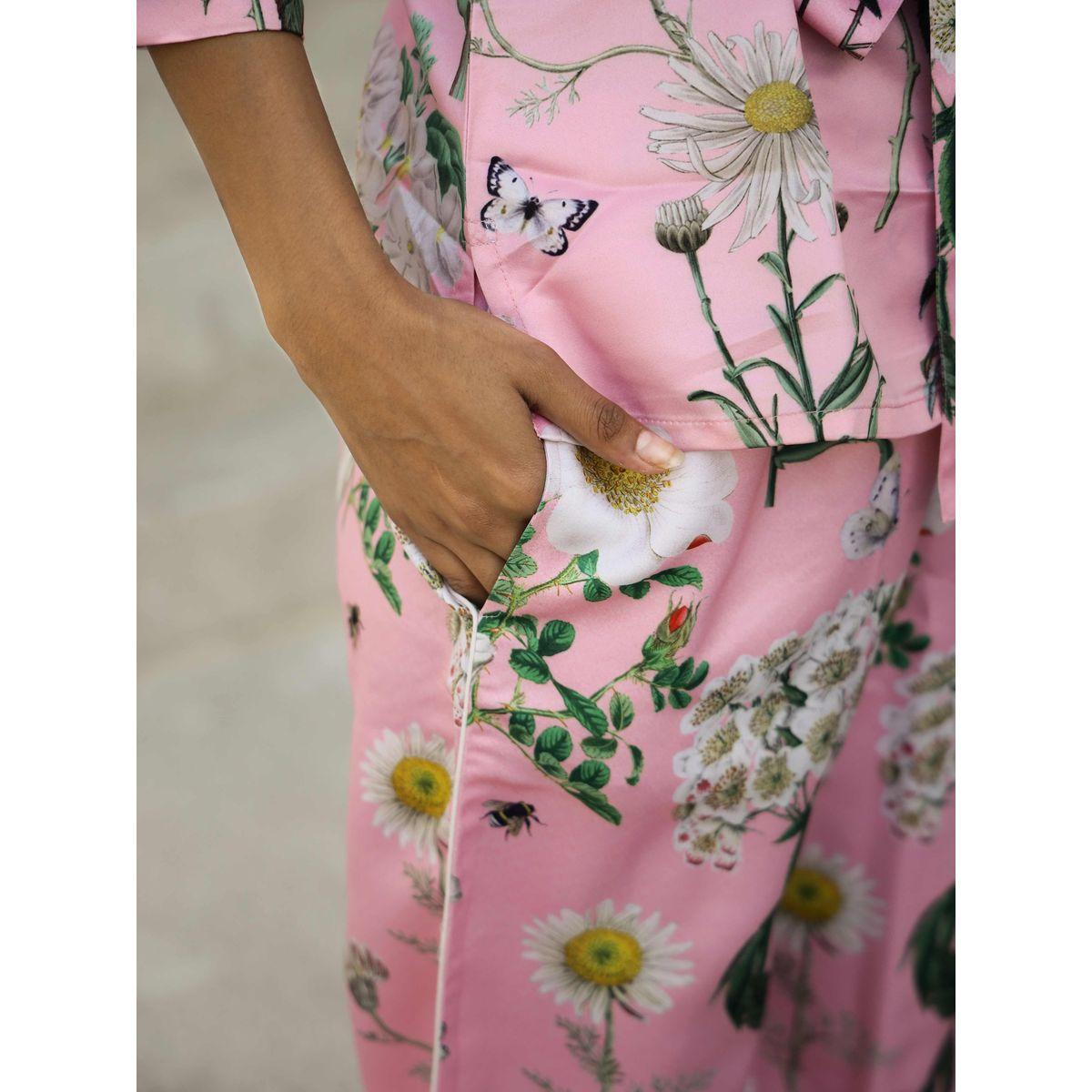 Sanskrutihomes X Styli Floral Print Tie Belt Top & Trouser Co-Ords-women-clothing-coordsets-image-5