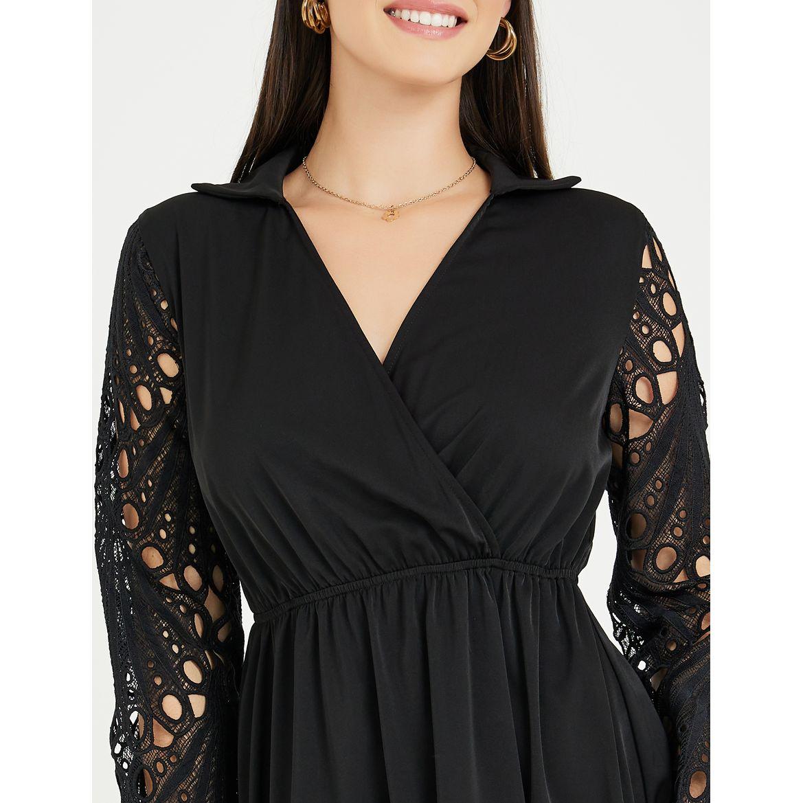 Styli Lace Sleeve Insert A-Line Midi Dress-women-clothing-dresses-image-3