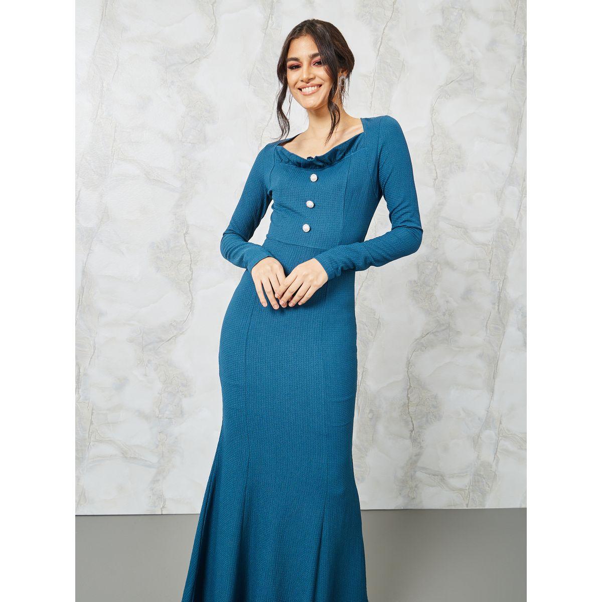 فستان طويل بياقة واسعة-women-clothing-dresses-image-2
