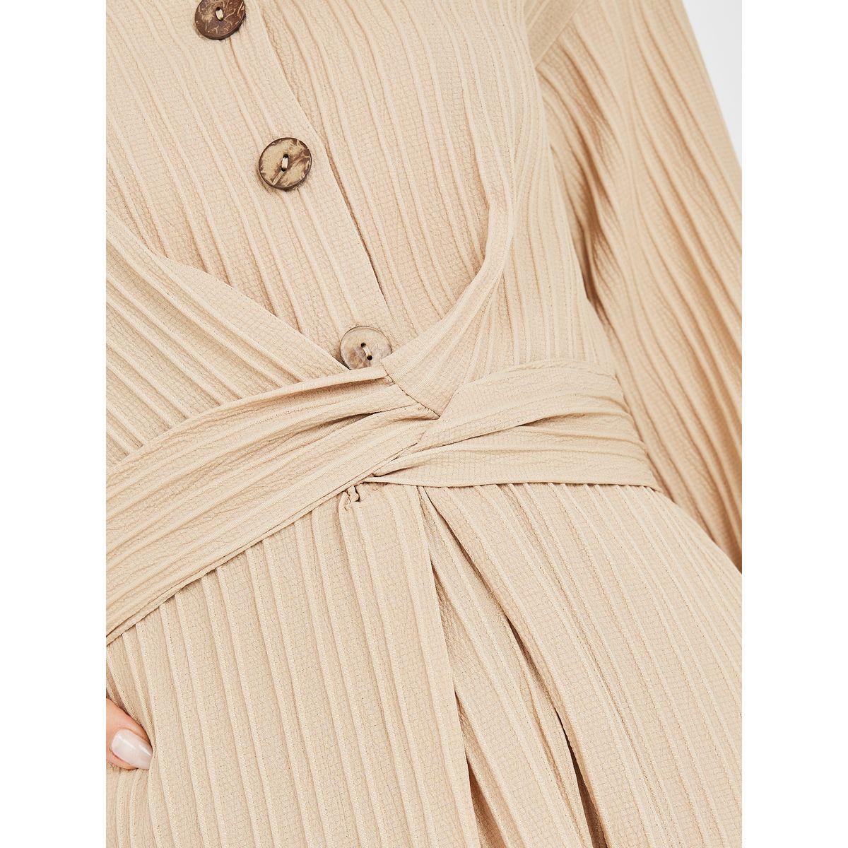 فستان طويل بنمط لف وحزام-women-clothing-dresses-image-3