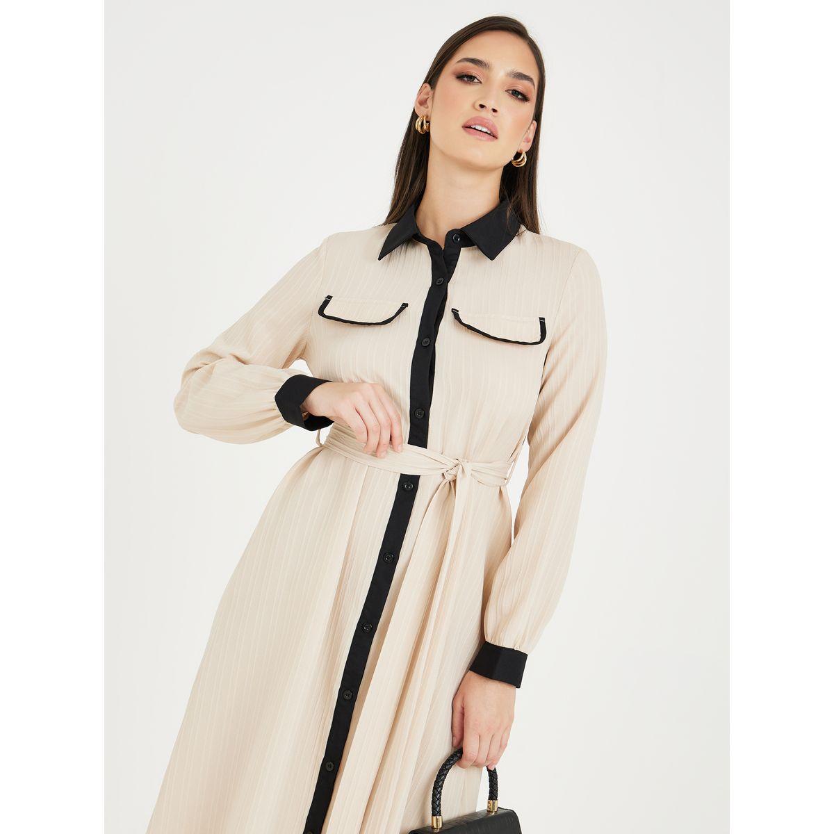 فستان طويل بتفاصيل بارزة الملمس-women-clothing-dresses-image-2