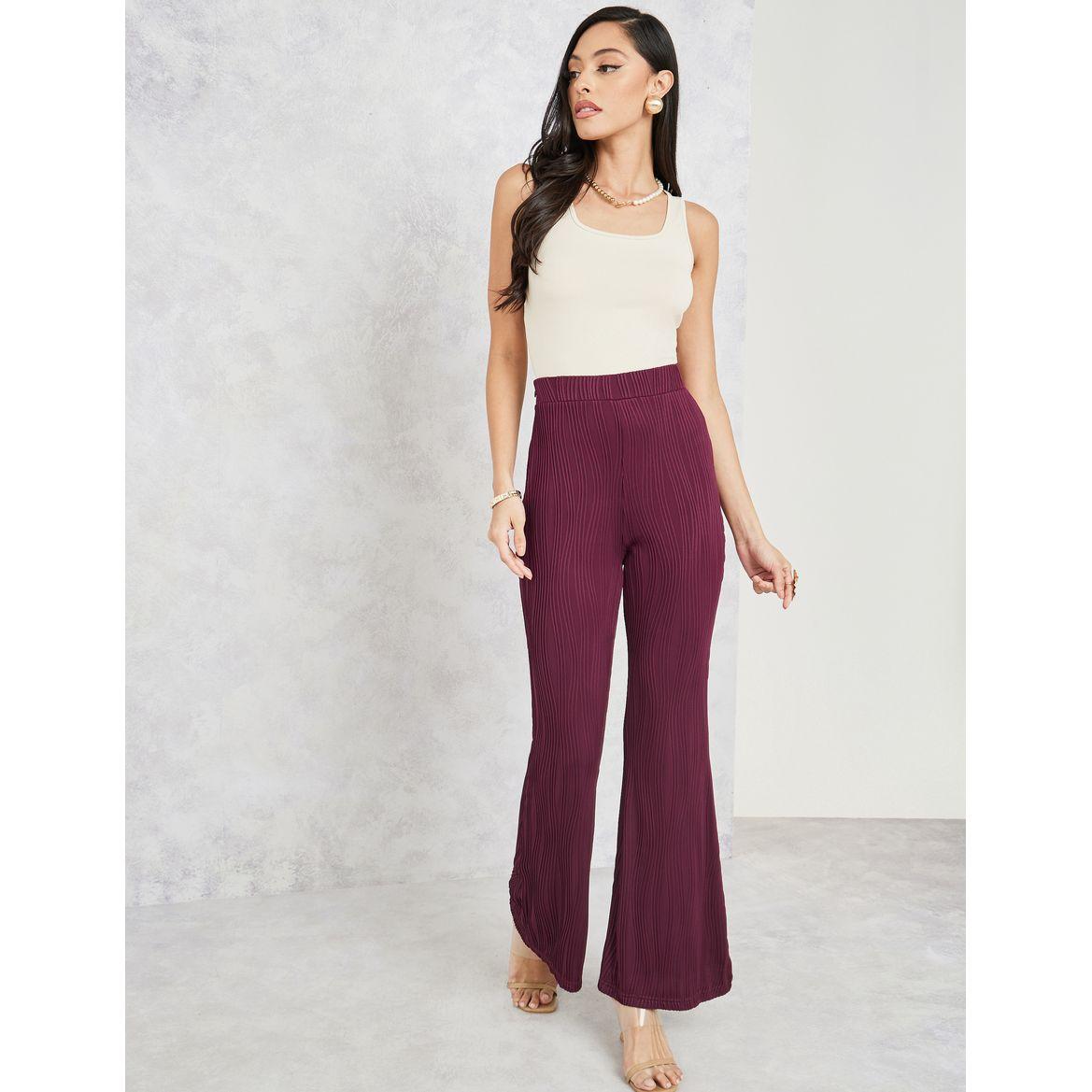 Styli Textured Flared Leggings-women-clothing-bottoms-leggings-image-2