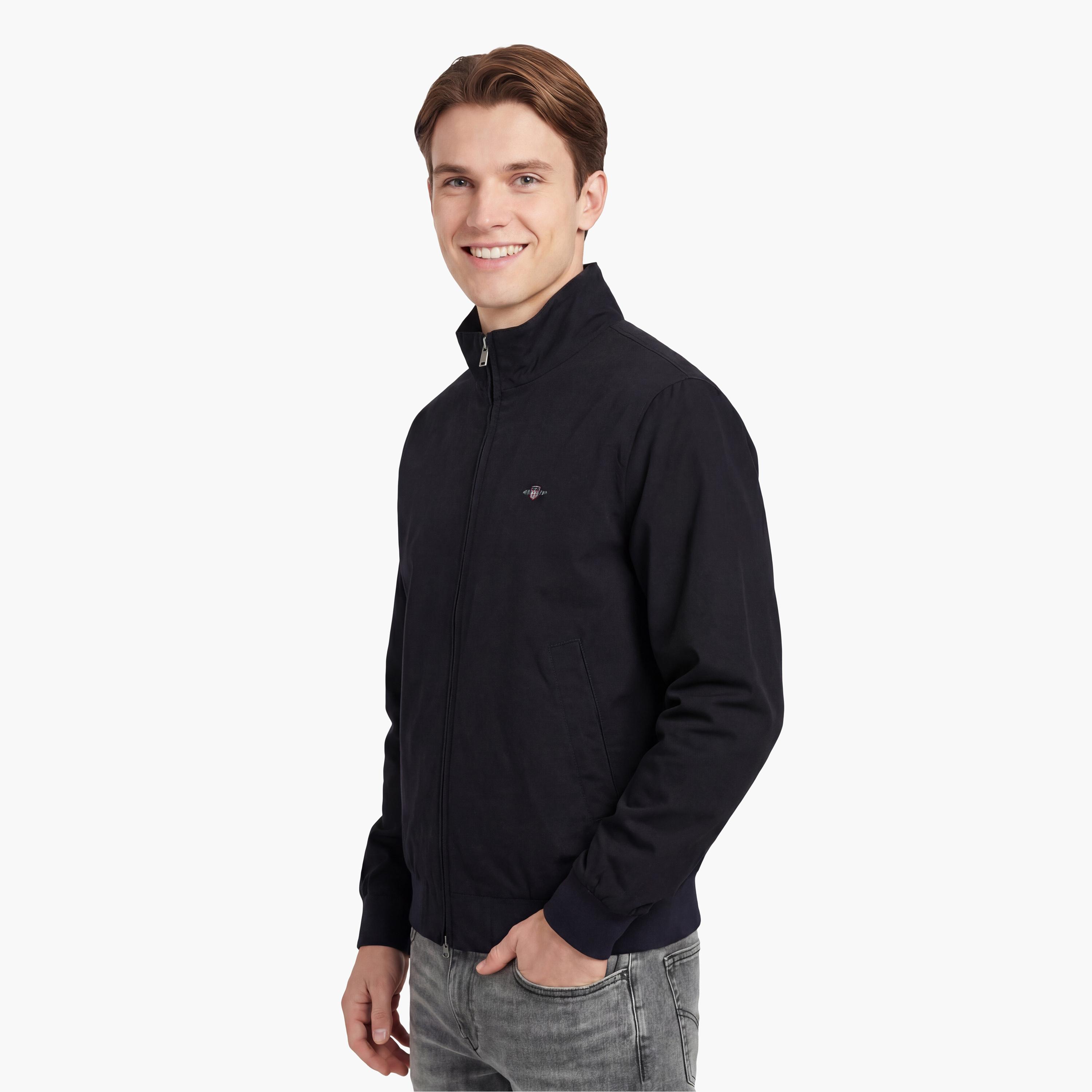 Gant Plain High Neck Long Sleeves Men's Jacket-men-clothing-jacketsandblazers-jackets-image-3
