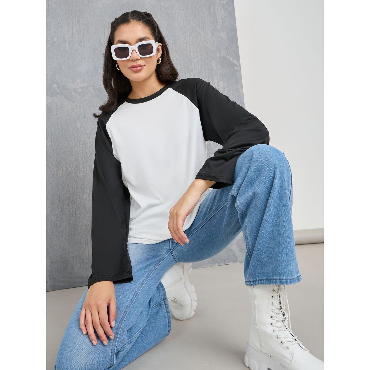 تيشيرت بنمط كتل الالوان-women-clothing-tshirts-image-1