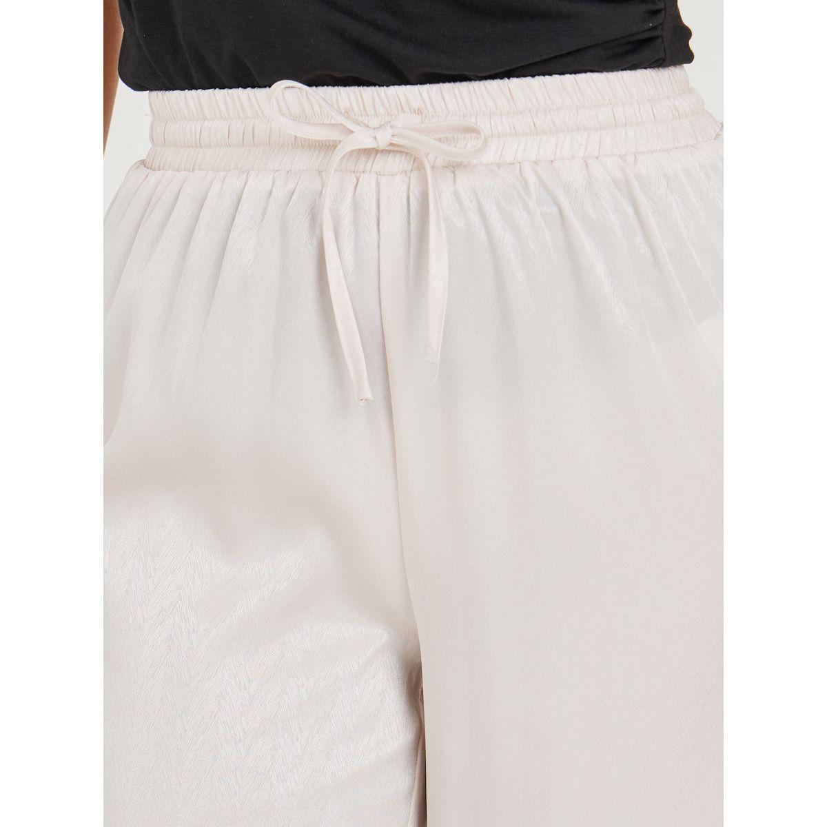 Styli Jacquard Tapered Pants with Drawstring-women-clothing-bottoms-trousers-image-3