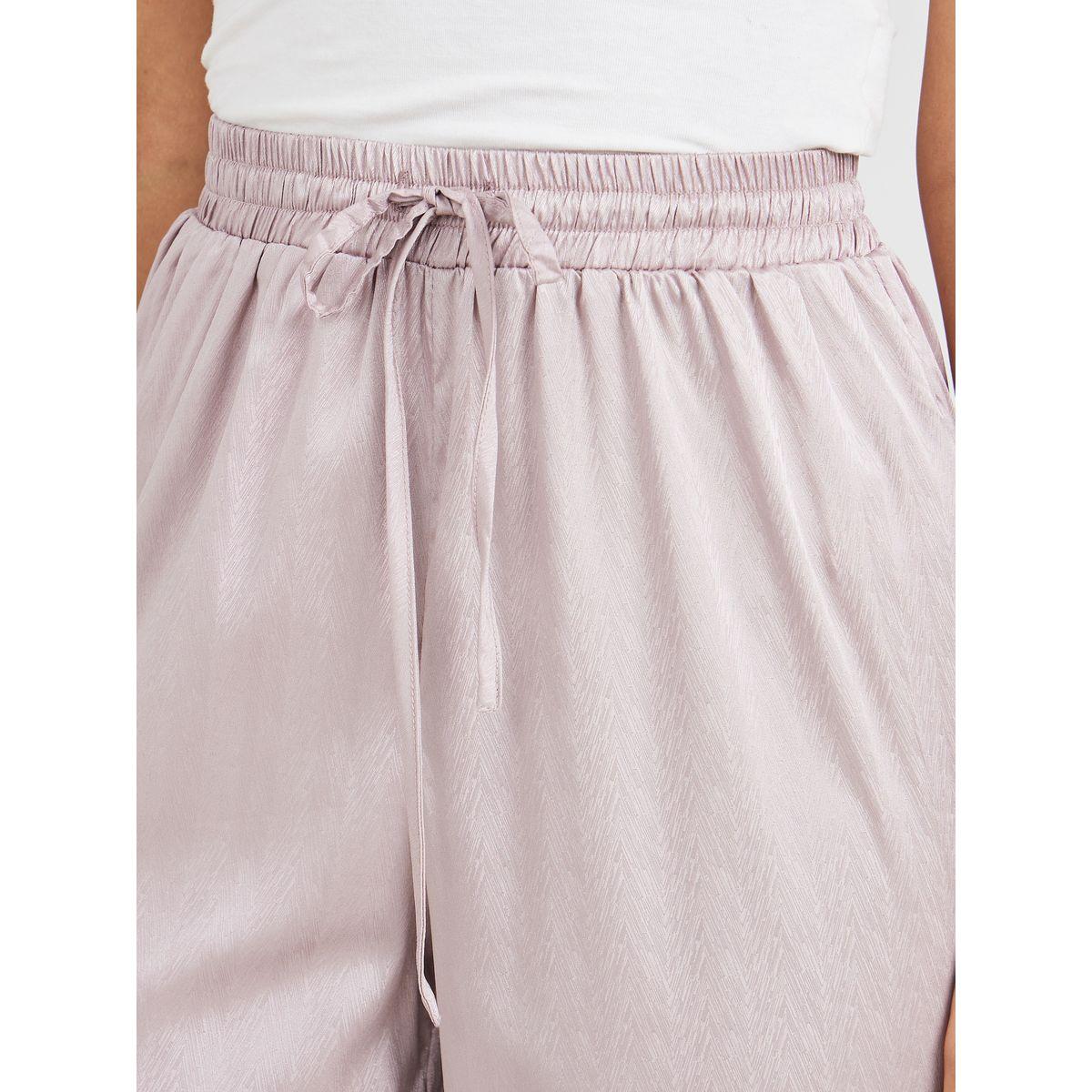 Styli Jacquard Tapered Pants with Drawstring-women-clothing-bottoms-trousers-image-3