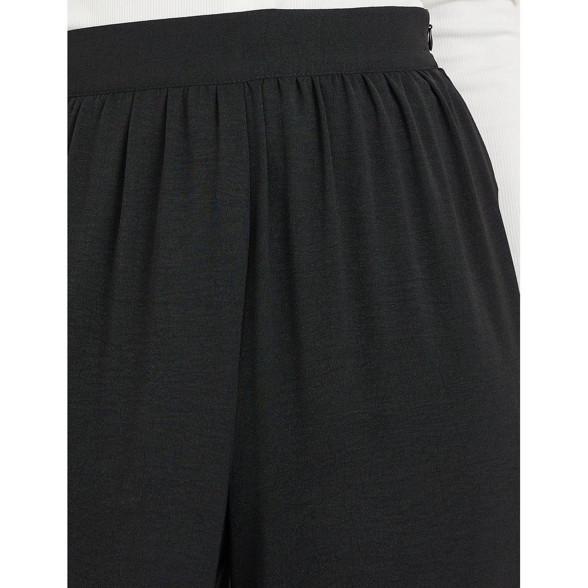 بنطال بأرجل مستقيمة وخصر مطاطي-women-clothing-bottoms-trousers-image-3