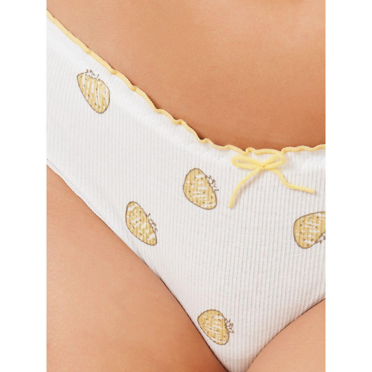 Styli Pack of 3 - Cotton Multi Fruit Print Short-women-clothing-lingerie-panties-image-4