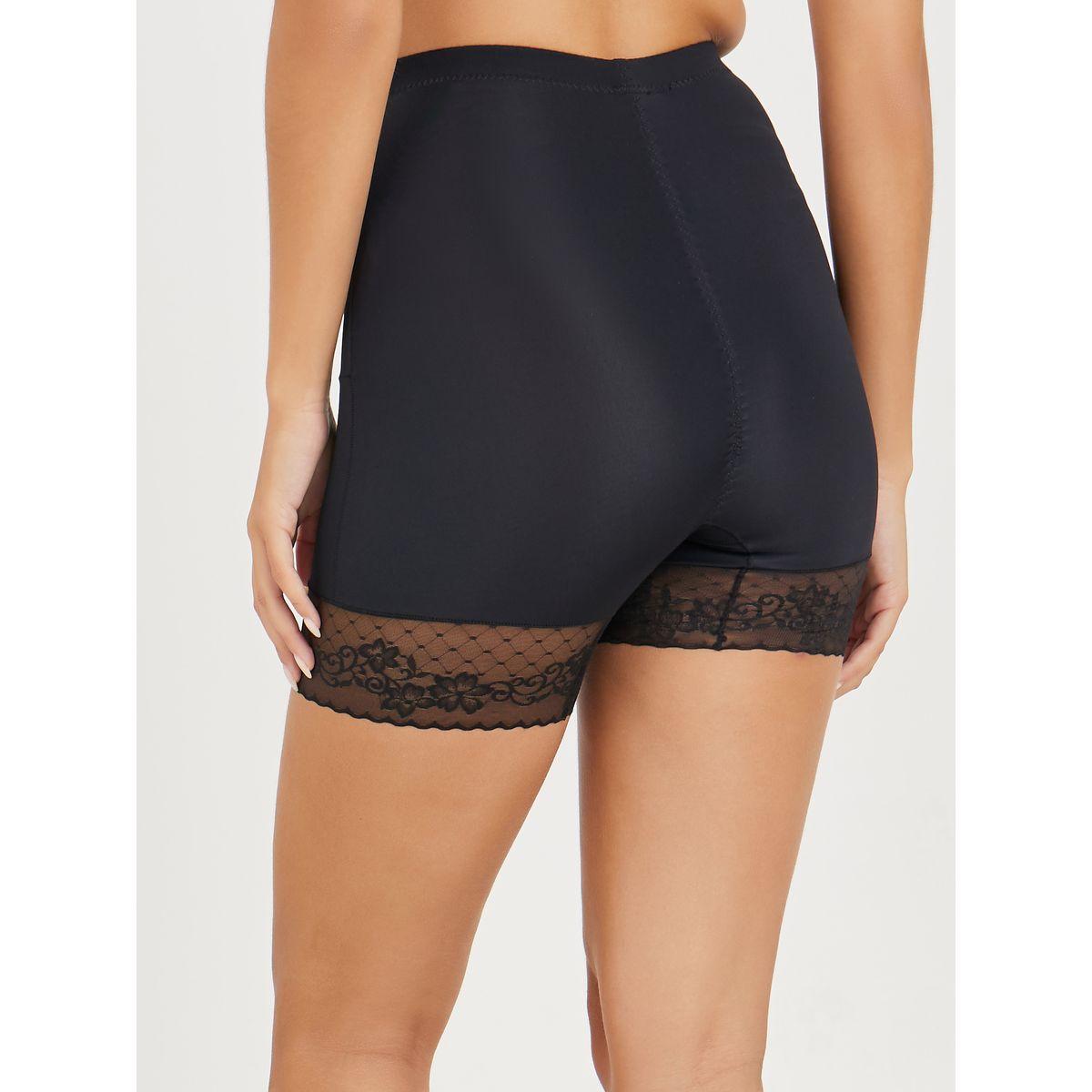 Styli Triangle Lace Hem Detail Tummy & Thigh Slimmer-women-clothing-lingerie-shapewear-image-4