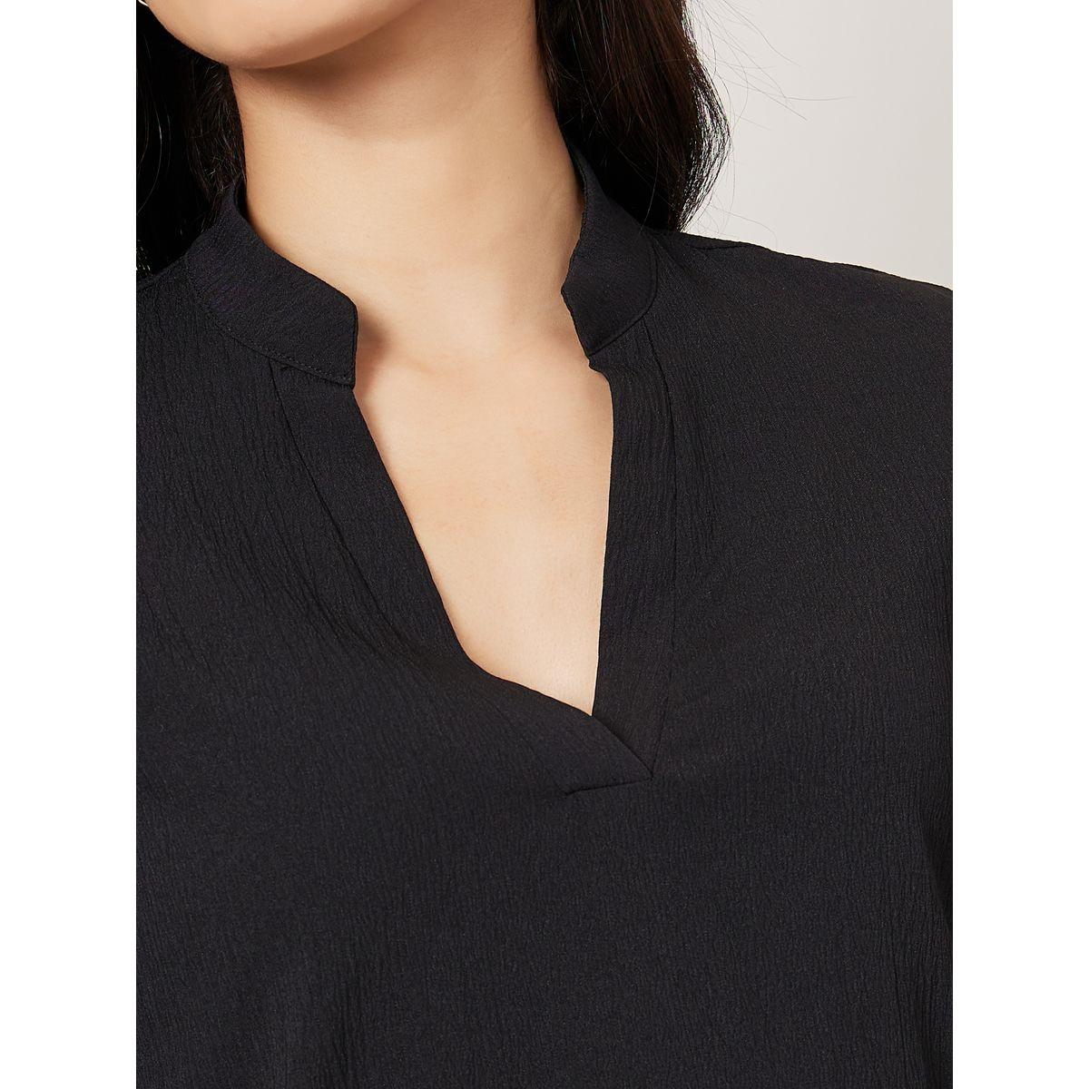 بلوزة سادة بقصة عادية-women-clothing-shirtsandblouses-blouses-image-2