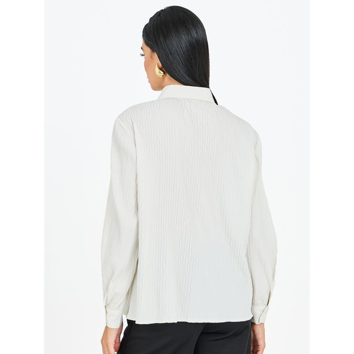 بلوزة بقصة عادية وأزرار-women-clothing-shirtsandblouses-shirts-image-5