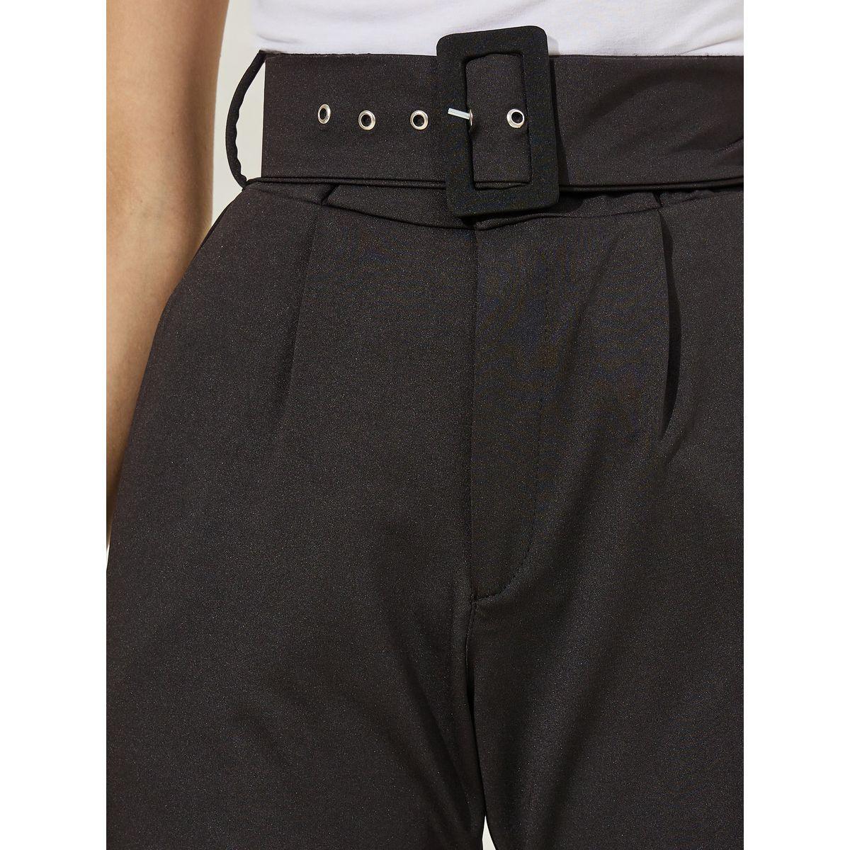بنطال بطول الكاحل بخصر عالي مع حزام-women-clothing-bottoms-trousers-image-3