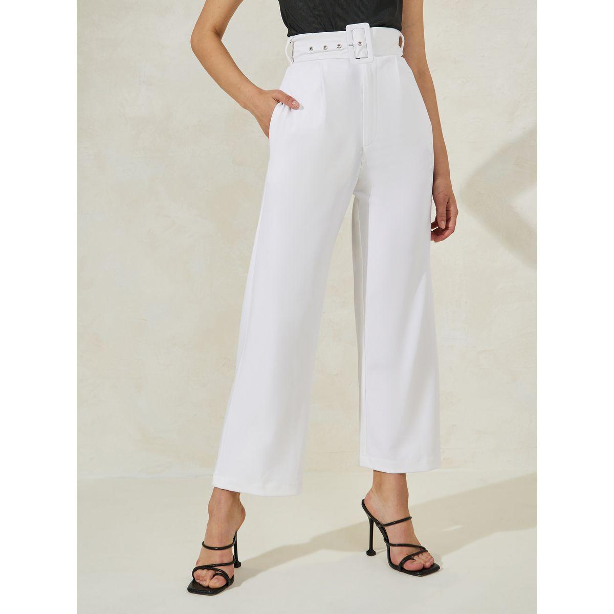 Styli High Rise Ankle Length Belted Pants-women-clothing-bottoms-trousers-image-1