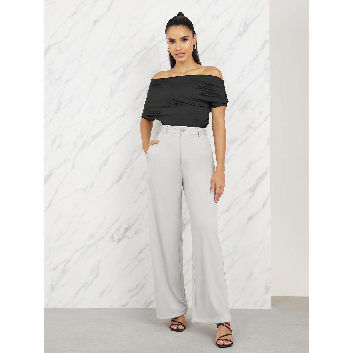Styli Plicated Detail High Rise Wide Leg Pant-women-clothing-bottoms-trousers-image-2