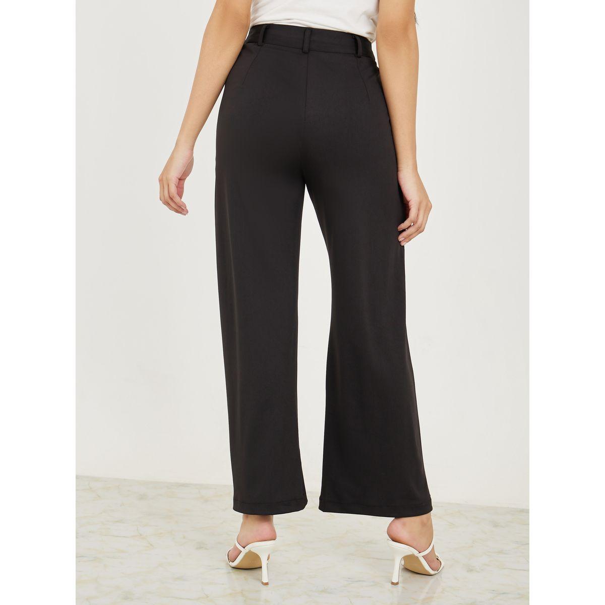 بنطال بارجل واسعة وخصر عالي مع كسرات-women-clothing-bottoms-trousers-image-4