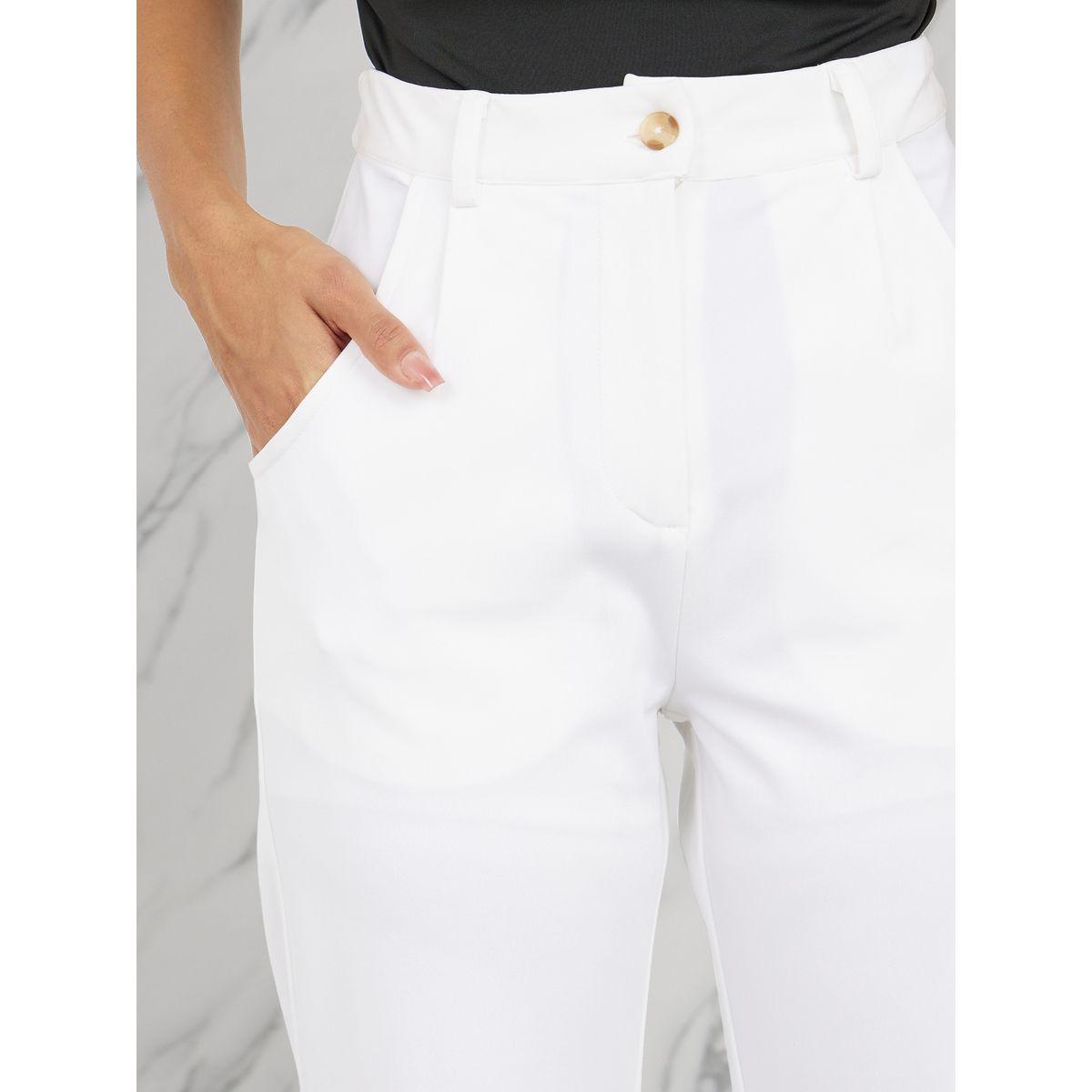 بنطال طويل بارجل واسعة وزر إغلاق-women-clothing-bottoms-trousers-image-3