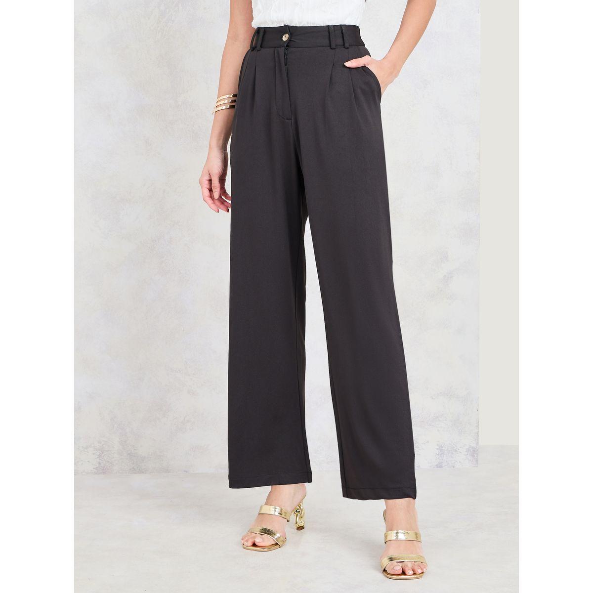 بنطال بقصة مستقيمة مع جيوب-women-clothing-bottoms-trousers-image-1