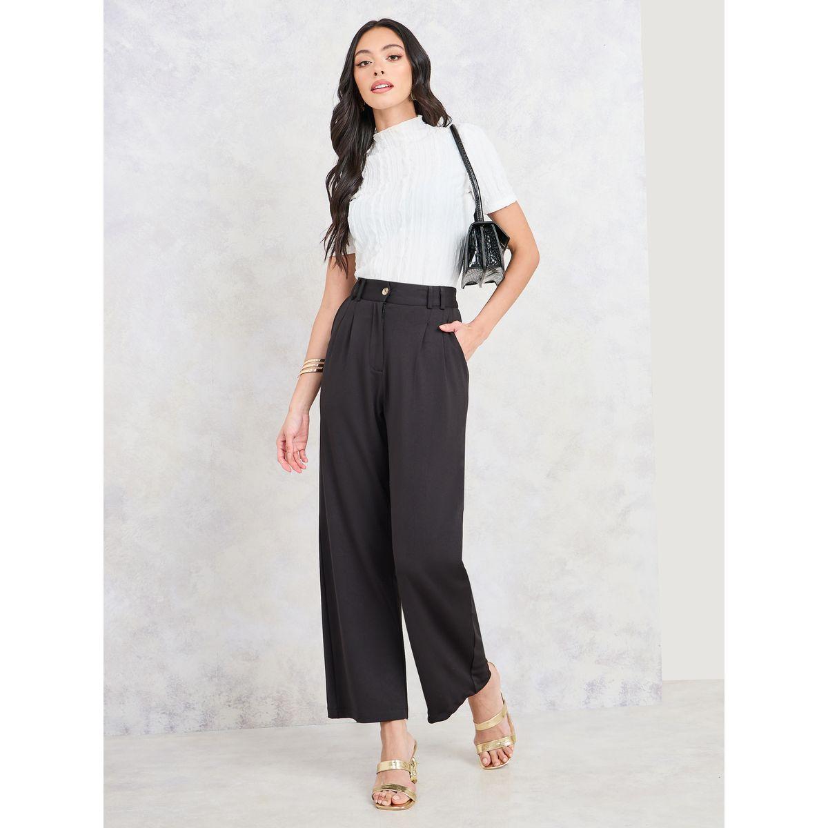 بنطال بقصة مستقيمة مع جيوب-women-clothing-bottoms-trousers-image-2