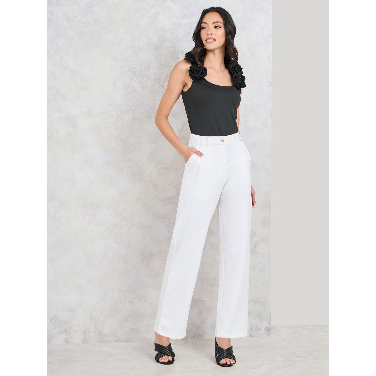 بنطال بقصة مستقيمة مع جيوب-women-clothing-bottoms-trousers-image-2