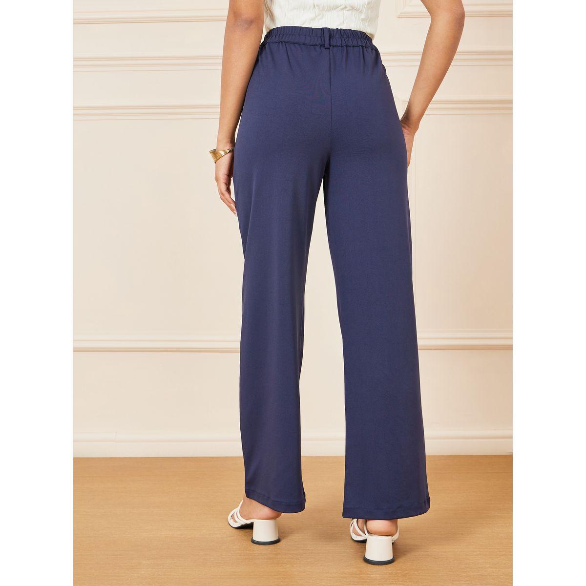 Styli High Waist Wide Leg Pants with Pockets-women-clothing-bottoms-trousers-image-4