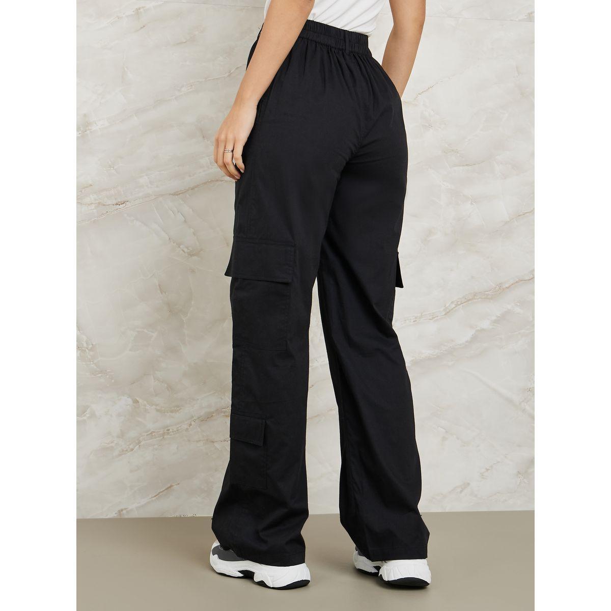 Styli Mid Rise Wide Leg Cargo Pants-women-clothing-bottoms-trousers-image-4