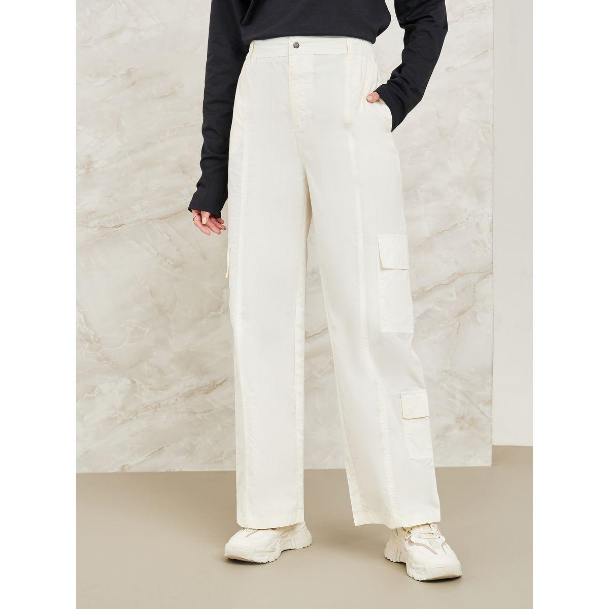 Styli Mid Rise Wide Leg Cargo Pants-women-clothing-bottoms-trousers-image-1