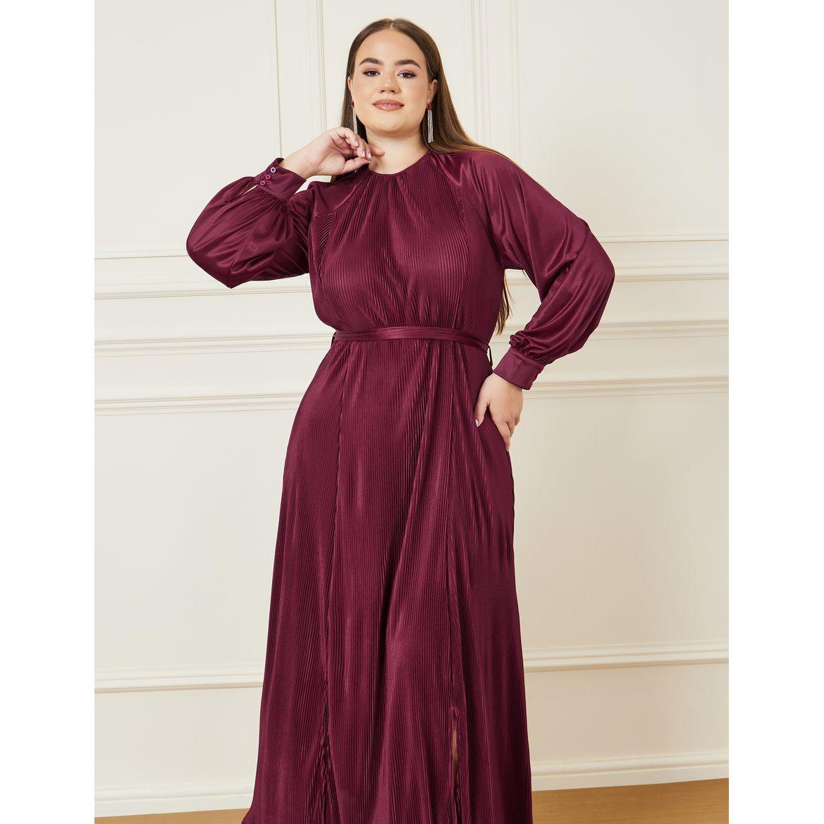 فستان طويل بحزام خصر-women-clothing-dresses-image-3